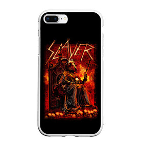 Чехол для iPhone 7Plus/8 Plus матовый с принтом Slayer , Силикон | Область печати: задняя сторона чехла, без боковых панелей | kerry king | musical group | repentless | slayer | tom araya | метал | том арайа | трэш