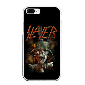 Чехол для iPhone 7Plus/8 Plus матовый с принтом Slayer , Силикон | Область печати: задняя сторона чехла, без боковых панелей | kerry king | musical group | repentless | slayer | tom araya | метал | том арайа | трэш