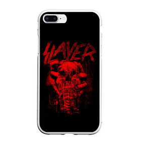 Чехол для iPhone 7Plus/8 Plus матовый с принтом Slayer , Силикон | Область печати: задняя сторона чехла, без боковых панелей | kerry king | musical group | repentless | slayer | tom araya | метал | том арайа | трэш