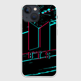 Чехол для iPhone 13 mini с принтом BTS ,  |  | bangtan | bighit | boy | fake love | j hope | jimin | jin | jungkook | korea | kpop | live | luv | mic drop | rm | suga | v | with | бтс | кей | поп