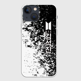 Чехол для iPhone 13 mini с принтом BTS ,  |  | bangtan | bighit | boy | fake love | j hope | jimin | jin | jungkook | korea | kpop | live | luv | mic drop | rm | suga | v | with | бтс | кей | поп