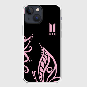 Чехол для iPhone 13 mini с принтом BTS ,  |  | bangtan | bighit | boy | fake love | j hope | jimin | jin | jungkook | korea | kpop | live | luv | mic drop | rm | suga | v | with | бтс | кей | поп