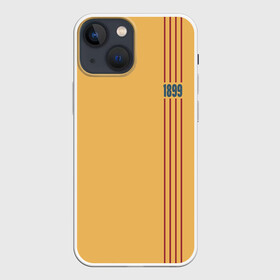 Чехол для iPhone 13 mini с принтом BARCELONA 1899 ,  |  | barcelona | champions | fc | fc barcelona 20 21 | fcb | football club | league | lionel | messi | spain | sport | барселона | испания | лига | лионель | месси | спортивные | униформа | фирменые цвета | фк | футбольный клуб | чемпионов