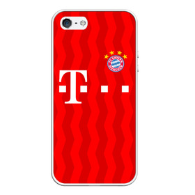 Чехол для iPhone 5/5S матовый с принтом FC Bayern Munchen , Силикон | Область печати: задняя сторона чехла, без боковых панелей | bayern | bayern munchen | champions league | fc bayern munchen | germany | munchen | бавария | германия | левандовски | лига чемпионов | мюнхен | рибери | роббен