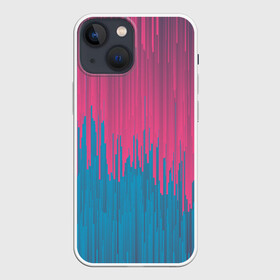 Чехол для iPhone 13 mini с принтом Glitch вертикальная текстура ,  |  | error | geometric | glitch | glitched | interference | line | lines | stray | stripe | stripes | vaporwave | волна | геометрическая | геометрия | глитч | графика | интерференция | линии | линия | ошибка | паровая | полоса | полосы | помехи | р