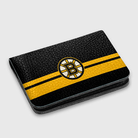 Картхолдер с принтом с принтом BOSTON BRUINS NHL , натуральная матовая кожа | размер 7,3 х 10 см; кардхолдер имеет 4 кармана для карт; | black | boston | bruins | hockey | ice | logo | nhl | sport | usa | бостон | брюинз | логотип | нхл | спорт | хоккей