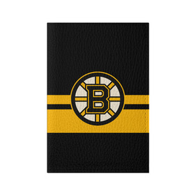 Обложка для паспорта матовая кожа с принтом BOSTON BRUINS NHL , натуральная матовая кожа | размер 19,3 х 13,7 см; прозрачные пластиковые крепления | black | boston | bruins | hockey | ice | logo | nhl | sport | usa | бостон | брюинз | логотип | нхл | спорт | хоккей