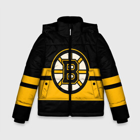 Зимняя куртка для мальчиков 3D с принтом BOSTON BRUINS NHL , ткань верха — 100% полиэстер; подклад — 100% полиэстер, утеплитель — 100% полиэстер | длина ниже бедра, удлиненная спинка, воротник стойка и отстегивающийся капюшон. Есть боковые карманы с листочкой на кнопках, утяжки по низу изделия и внутренний карман на молнии. 

Предусмотрены светоотражающий принт на спинке, радужный светоотражающий элемент на пуллере молнии и на резинке для утяжки | black | boston | bruins | hockey | ice | logo | nhl | sport | usa | бостон | брюинз | логотип | нхл | спорт | хоккей