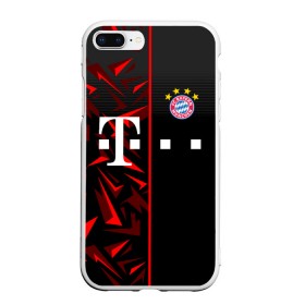 Чехол для iPhone 7Plus/8 Plus матовый с принтом FC Bayern Munchen Форма , Силикон | Область печати: задняя сторона чехла, без боковых панелей | bayern | bayern munchen | champions league | fc bayern munchen | germany | munchen | бавария | германия | левандовски | лига чемпионов | мюнхен | рибери | роббен