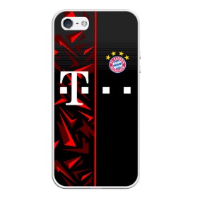 Чехол для iPhone 5/5S матовый с принтом FC Bayern Munchen Форма , Силикон | Область печати: задняя сторона чехла, без боковых панелей | bayern | bayern munchen | champions league | fc bayern munchen | germany | munchen | бавария | германия | левандовски | лига чемпионов | мюнхен | рибери | роббен