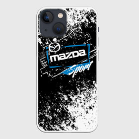 Чехол для iPhone 13 mini с принтом MAZDA SPORT ,  |  | auto | autosport | avto | car | mazda | race | road | sport | street racing | авто | автоспорт | гонки | дорога | мазда | марка | машина | спорт | тачка | трасса