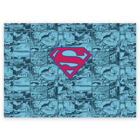 Поздравительная открытка с принтом Man of steel , 100% бумага | плотность бумаги 280 г/м2, матовая, на обратной стороне линовка и место для марки
 | man | steel | superman | vdzajul | супермен | супермэн