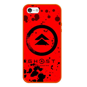 Чехол для iPhone 5/5S матовый с принтом GHOST OF TSUSHIMA , Силикон | Область печати: задняя сторона чехла, без боковых панелей | game | games | ghost | ghost of tsushima | japan | logo | samurai | symbol | tsushima | игра | игры | лого | логотипы | призрак | призрак цусимы | самураи | самурай | символ | символы | цусимы | япония | японская | японские | японский