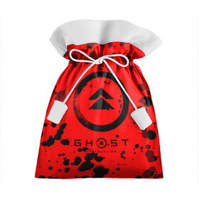 Подарочный 3D мешок с принтом GHOST OF TSUSHIMA , 100% полиэстер | Размер: 29*39 см | game | games | ghost | ghost of tsushima | japan | logo | samurai | symbol | tsushima | игра | игры | лого | логотипы | призрак | призрак цусимы | самураи | самурай | символ | символы | цусимы | япония | японская | японские | японский