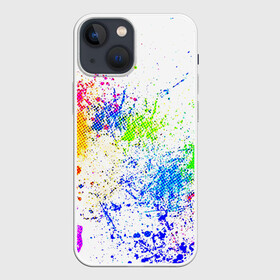 Чехол для iPhone 13 mini с принтом БРЫЗКИ КРАСОК ,  |  | watercolor | абстракция красок | акварель | брызги красок | живопись | краска | потертость красок | текстуры