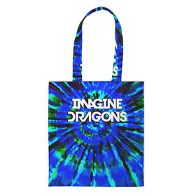 Шоппер 3D с принтом IMAGINE DRAGONS , 100% полиэстер | Плотность: 200 г/м2; Размер: 34×35 см; Высота лямок: 30 см | dan reynolds | imagine dragons | rock | дэн рейнольдс | рок