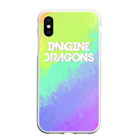 Чехол для iPhone XS Max матовый с принтом IMAGINE DRAGONS , Силикон | Область печати: задняя сторона чехла, без боковых панелей | dan reynolds | imagine dragons | rock | дэн рейнольдс | рок