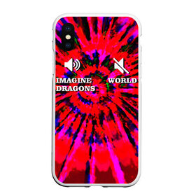 Чехол для iPhone XS Max матовый с принтом IMAGINE DRAGONS , Силикон | Область печати: задняя сторона чехла, без боковых панелей | dan reynolds | imagine dragons | rock | дэн рейнольдс | рок