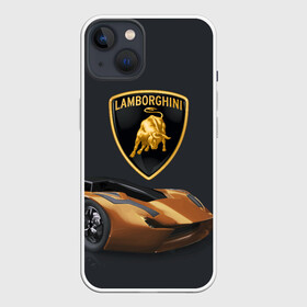 Чехол для iPhone 13 с принтом Lamborghini ,  |  | bolide | car | italy | lamborghini | motorsport | power.prestige | автомобиль | автоспорт | болид | италия | ламборгини | мощь | престиж