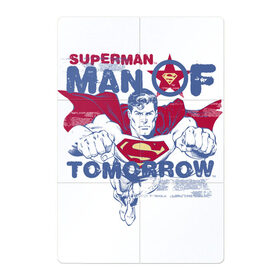 Магнитный плакат 2Х3 с принтом Man of tomorrow , Полимерный материал с магнитным слоем | 6 деталей размером 9*9 см | Тематика изображения на принте: man | steel | superman | vdzajul | супермен | супермэн