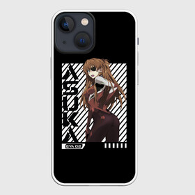 Чехол для iPhone 13 mini с принтом ASUKA. EVANGELION ,  |  | Тематика изображения на принте: 002 | 02 | cyberpunk | eva | evangelion | future | japan | ангел | аниме | аска | будущее | ева | ева01 | ева02 | евангелион | евангилион | икари | киберпанк | лэнгли | меха | мисато | рей | роботы | синдзи | сорью | стиль