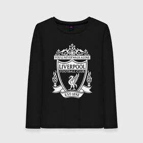 Женский лонгслив хлопок с принтом LIVERPOOL ФК , 100% хлопок |  | best dad ever | best dad ever liverpool | football | liverpool champion | liverpool fc | liverpool fc 1991 | liverpool football club | soccer | uefa | англия | клуб | ливерпуль | лига | матч | мяч | спорт | уефа | футбол | хендерсон