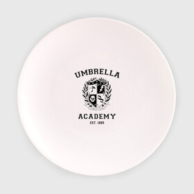 Тарелка с принтом The Umbrella Academy , фарфор | диаметр - 210 мм
диаметр для нанесения принта - 120 мм | Тематика изображения на принте: the umbrella academy | umbrella | академия амбрелла | амбрелла | герб | зонтик