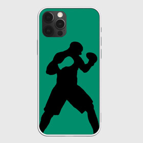 Чехол для iPhone 12 Pro Max с принтом Боксер , Силикон |  | Тематика изображения на принте: ufc | бег | бокс | гантели | груша | кикбоксинг | ринг | спорт | удар | физкультура