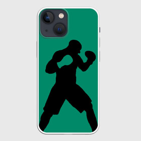 Чехол для iPhone 13 mini с принтом Боксер ,  |  | ufc | бег | бокс | гантели | груша | кикбоксинг | ринг | спорт | удар | физкультура