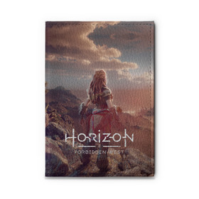 Обложка для автодокументов с принтом Horizon Forbidden West , натуральная кожа |  размер 19,9*13 см; внутри 4 больших “конверта” для документов и один маленький отдел — туда идеально встанут права | Тематика изображения на принте: aloy | guerrilla games | horizon forbidden west | hunt | zero dawn | горизонт | запретный запад | игры | нулевой рассвет | охота | элой