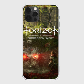 Чехол для iPhone 12 Pro Max с принтом Horizon Forbidden West , Силикон |  | aloy | guerrilla games | horizon forbidden west | hunt | zero dawn | горизонт | запретный запад | игры | нулевой рассвет | охота | элой