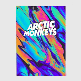 Постер с принтом ARCTIC MONKEYS , 100% бумага
 | бумага, плотность 150 мг. Матовая, но за счет высокого коэффициента гладкости имеет небольшой блеск и дает на свету блики, но в отличии от глянцевой бумаги не покрыта лаком | alex turner | arctic monkeys | rock | алекс тернер | арктик манкис | рок