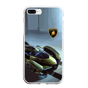 Чехол для iPhone 7Plus/8 Plus матовый с принтом Lamborghini , Силикон | Область печати: задняя сторона чехла, без боковых панелей | bolide | car | italy | lamborghini | motorsport | power.prestige | автомобиль | автоспорт | болид | италия | ламборгини | мощь | престиж