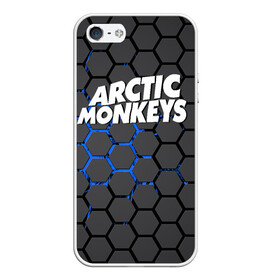 Чехол для iPhone 5/5S матовый с принтом ARCTIC MONKEYS , Силикон | Область печати: задняя сторона чехла, без боковых панелей | alex turner | arctic monkeys | rock | алекс тернер | арктик манкис | рок