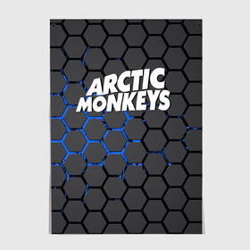 Постер с принтом ARCTIC MONKEYS , 100% бумага
 | бумага, плотность 150 мг. Матовая, но за счет высокого коэффициента гладкости имеет небольшой блеск и дает на свету блики, но в отличии от глянцевой бумаги не покрыта лаком | alex turner | arctic monkeys | rock | алекс тернер | арктик манкис | рок