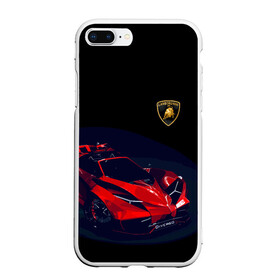 Чехол для iPhone 7Plus/8 Plus матовый с принтом Lamborghini Diverso , Силикон | Область печати: задняя сторона чехла, без боковых панелей | Тематика изображения на принте: bolide | car | italy | lamborghini | motorsport | power.prestige | автомобиль | автоспорт | болид | италия | ламборгини | мощь | престиж