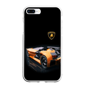 Чехол для iPhone 7Plus/8 Plus матовый с принтом Lamborghini , Силикон | Область печати: задняя сторона чехла, без боковых панелей | bolide | car | italy | lamborghini | motorsport | power.prestige | автомобиль | автоспорт | болид | италия | ламборгини | мощь | престиж