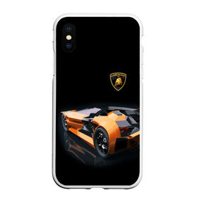 Чехол для iPhone XS Max матовый с принтом Lamborghini , Силикон | Область печати: задняя сторона чехла, без боковых панелей | bolide | car | italy | lamborghini | motorsport | power.prestige | автомобиль | автоспорт | болид | италия | ламборгини | мощь | престиж