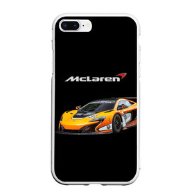 Чехол для iPhone 7Plus/8 Plus матовый с принтом McLaren , Силикон | Область печати: задняя сторона чехла, без боковых панелей | bolide | car | mclaren | motorsport | power | prestige | автомобиль | автоспорт | болид | мощь | престиж