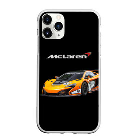 Чехол для iPhone 11 Pro матовый с принтом McLaren , Силикон |  | bolide | car | mclaren | motorsport | power | prestige | автомобиль | автоспорт | болид | мощь | престиж