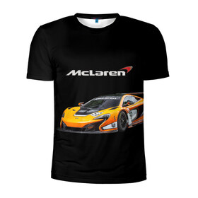 Мужская футболка 3D спортивная с принтом McLaren , 100% полиэстер с улучшенными характеристиками | приталенный силуэт, круглая горловина, широкие плечи, сужается к линии бедра | bolide | car | mclaren | motorsport | power | prestige | автомобиль | автоспорт | болид | мощь | престиж
