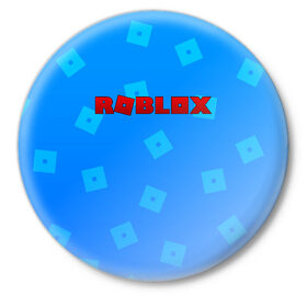 Значок с принтом Roblox ,  металл | круглая форма, металлическая застежка в виде булавки | Тематика изображения на принте: blox | game | gamer | minecraft | roblox | roblox logo | игра | казуальная игра | конструктор | раблокс | роблок | роблоки | роблокс | роблокс лого | роблокс логотип