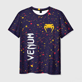 Мужская футболка 3D с принтом VENUM / ВЕНУМ , 100% полиэфир | прямой крой, круглый вырез горловины, длина до линии бедер | 