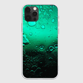 Чехол для iPhone 12 Pro Max с принтом Зеленые капли клетки , Силикон |  | Тематика изображения на принте: биология | вода | градиент | для всех | дождь | капли | клетки | летний | на каждый день | обычный | окно | поверхность | повседневный | размытость | роса | стекло