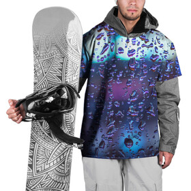 Накидка на куртку 3D с принтом Капли на стекле макро , 100% полиэстер |  | Тематика изображения на принте: брызги | вода | градиент | дождь | капли | макро | поверхность | повседневный | роса | стекло | текстура