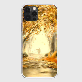 Чехол для iPhone 12 Pro Max с принтом Ghost of Tsushima , Силикон |  | ghost of tsushima | аллея | арт | деревья | дзин сакай | листья | лужа | осень | самурай | тсусима | тсушима