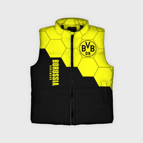 Детский жилет утепленный 3D с принтом Borussia Dortmund ,  |  | Тематика изображения на принте: borussia | bvb | dortmund | fifa | football | soccer | uefa | боруссия | германия | клуб | лига | матч | мяч | спорт | уефа | фифа | футбол | шмельцер