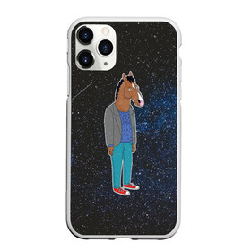 Чехол для iPhone 11 Pro матовый с принтом galaxy BoJack , Силикон |  | Тематика изображения на принте: horseman | абстракция | аниме | артхаус | боджек | галактика | звёзды | конь боджек | космос | эстетика