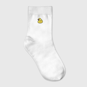 Носки с вышивкой с принтом Im a duck ,  |  | duck | желтый утенок | утка