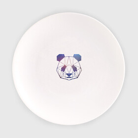 Тарелка с принтом Рожден, чтобы спать , фарфор | диаметр - 210 мм
диаметр для нанесения принта - 120 мм | cosmo | low poly | panda | космо | лоу поли | панда | пандочка